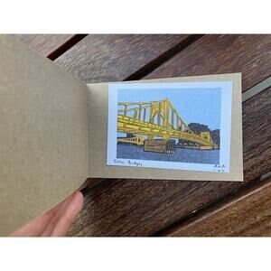 Yellow Bridges - Ana Anastasia Inciardi Mini Prints Bakery Square Pittsburgh